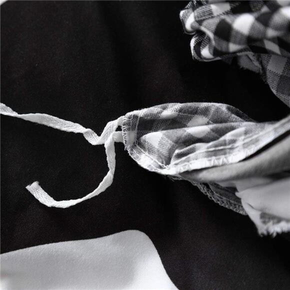 Bedding Set Cow Print Duvet Cover Black White Comforter Cover MilkCow Bedspreads - Picture 7 of 8